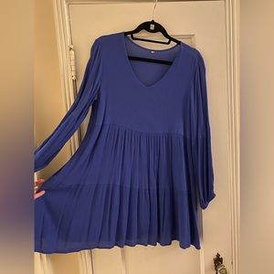 Blue Babydoll Dress